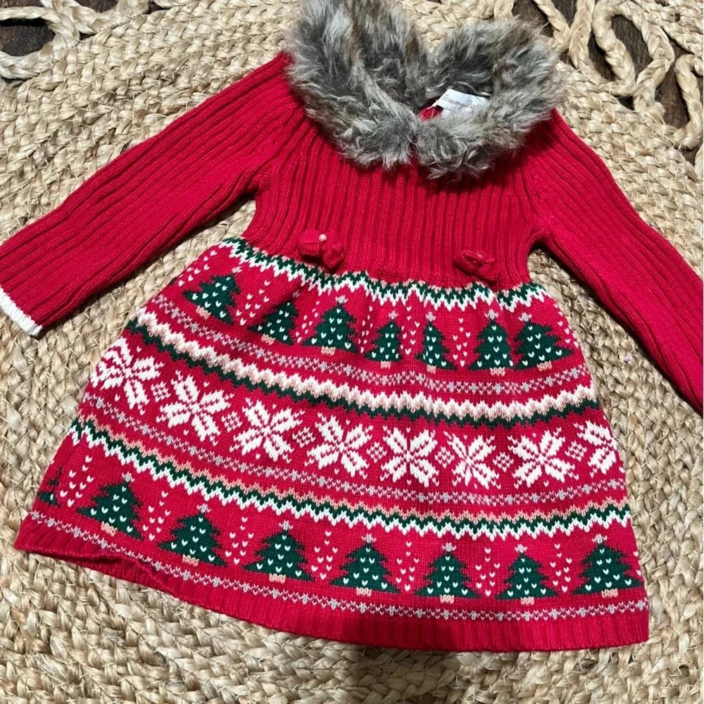 Tommy Bahama 6-9 Month Christmas Sweater Dress